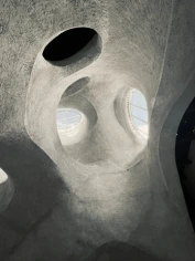 concrete ceiling at the Museum of Natural History in New York