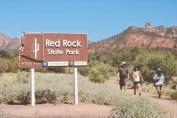 sign at Red Rock State Park in Sedona, Arizona