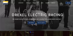 Home page for Drexel Electric Racing