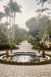a fountain in Florida