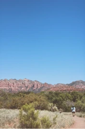 Wide view of the rocks at Red Rock State Park in Sedona, Arizona.